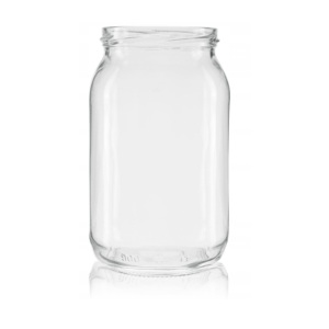 6x 900ml Słoik szklany gładki słoiki szklane na miód przetwory ogórki bez zakrętek